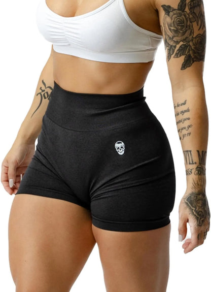 Gymreapers Infinity Seamless Workout Shorts High Waist Biker Shorts for Women Athletic Gym Running Pilates Yoga Sport Short