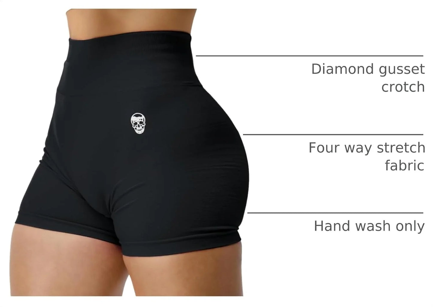 Gymreapers Infinity Seamless Workout Shorts High Waist Biker Shorts for Women Athletic Gym Running Pilates Yoga Sport Short