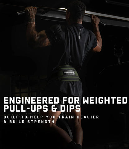 Gymreapers Dip Belt With Chain For Weightlifting, Pull Ups, Dips - Heavy Duty Steel Chain For Added Weight Training