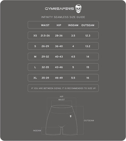 Gymreapers Infinity Seamless Workout Shorts High Waist Biker Shorts for Women Athletic Gym Running Pilates Yoga Sport Short
