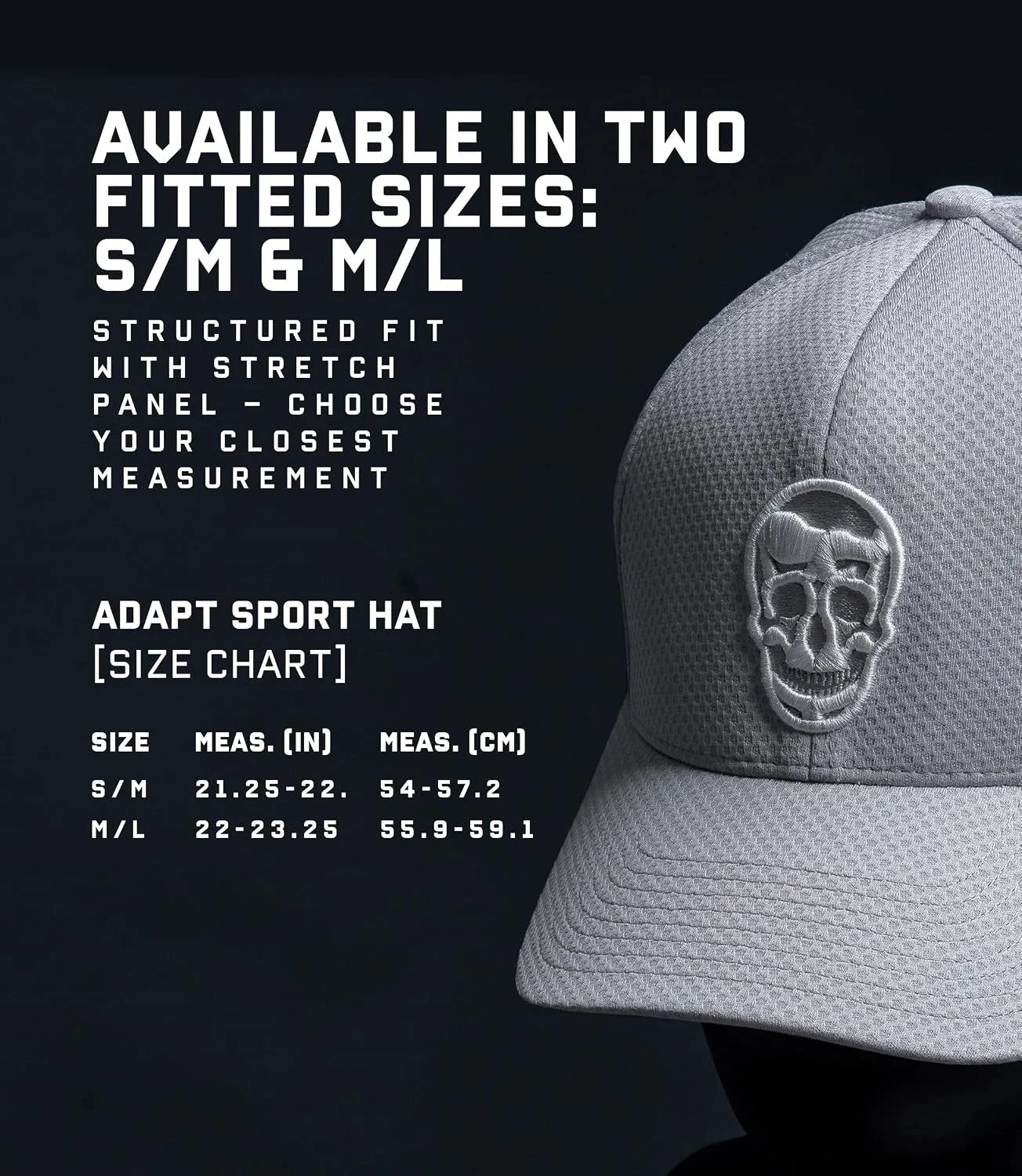 Gymreapers Baseball Hats and Caps for Men| Fitted Hats for Running, Workout, Gym & Outdoor Sports| Moisture Wicking Adapt Cap