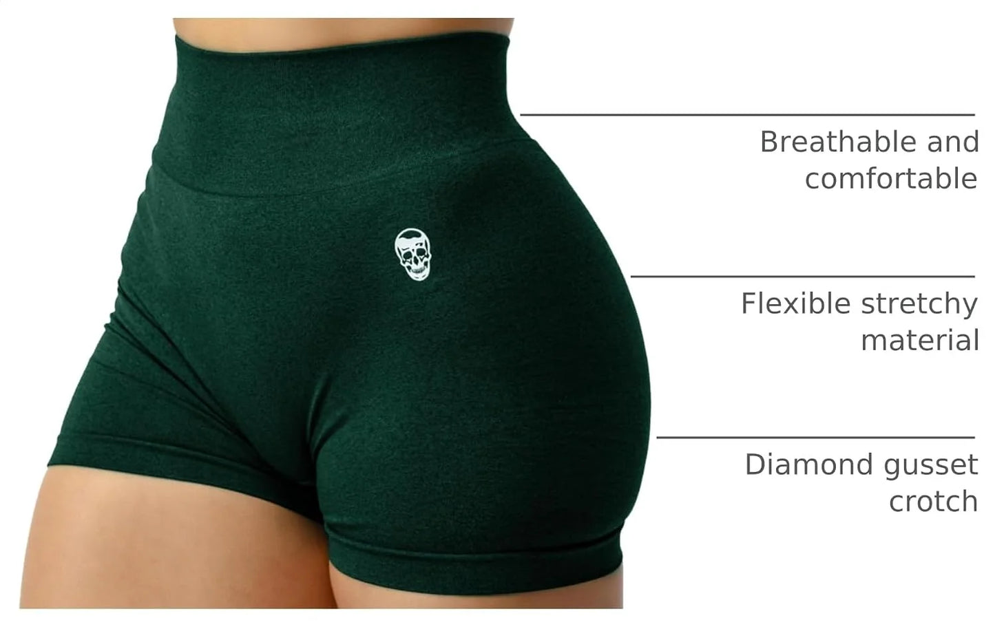 Gymreapers Infinity Seamless Workout Shorts High Waist Biker Shorts for Women Athletic Gym Running Pilates Yoga Sport Short