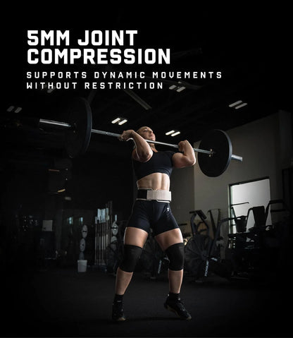 Gymreapers 5MM Knee Sleeves for Weightlifting, Squats, Powerlifting, and Functional Training – Compression Knee Support for Men & Women – Joint Protection & Recovery – Pair