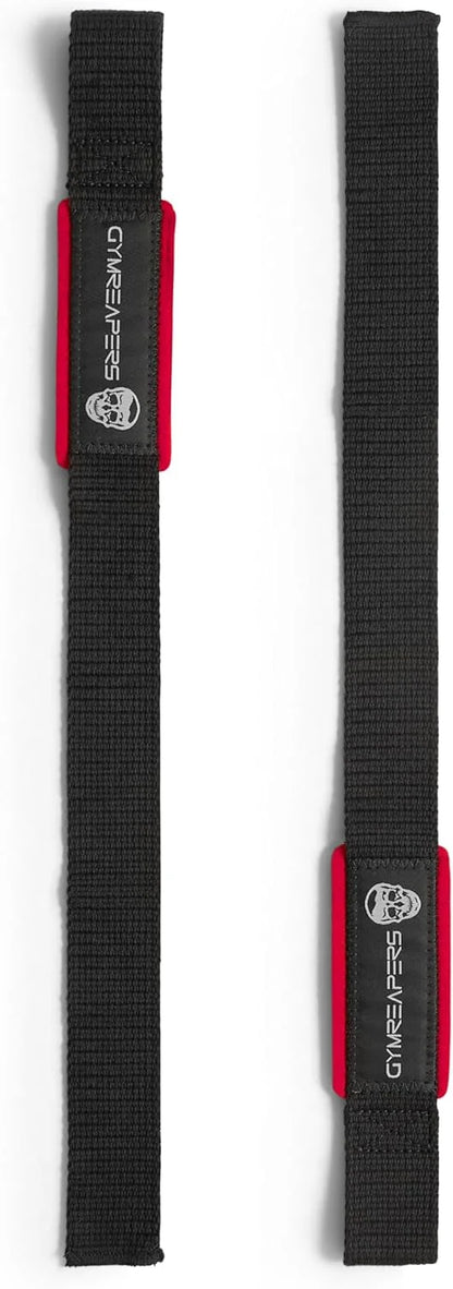 Gymreapers Lifting Wrist Straps for Weightlifting, Bodybuilding, Powerlifting, Strength Training, & Deadlifts - Padded Neoprene with 18" Cotton