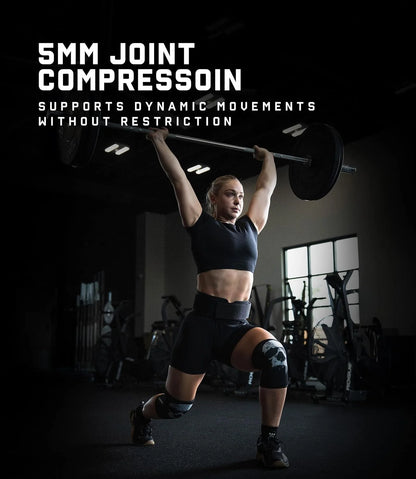 Gymreapers 5MM Knee Sleeves for Weightlifting, Squats, Powerlifting, and Functional Training – Compression Knee Support for Men & Women – Joint Protection & Recovery – Pair