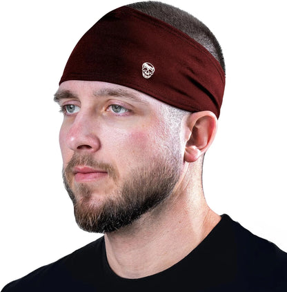 Gymreapers Workout Headbands for Men & Women-Comfortable Sweat Absorbing Band to Keep Hair Back During Running Sports Gym Cycling and Outdoor Activities