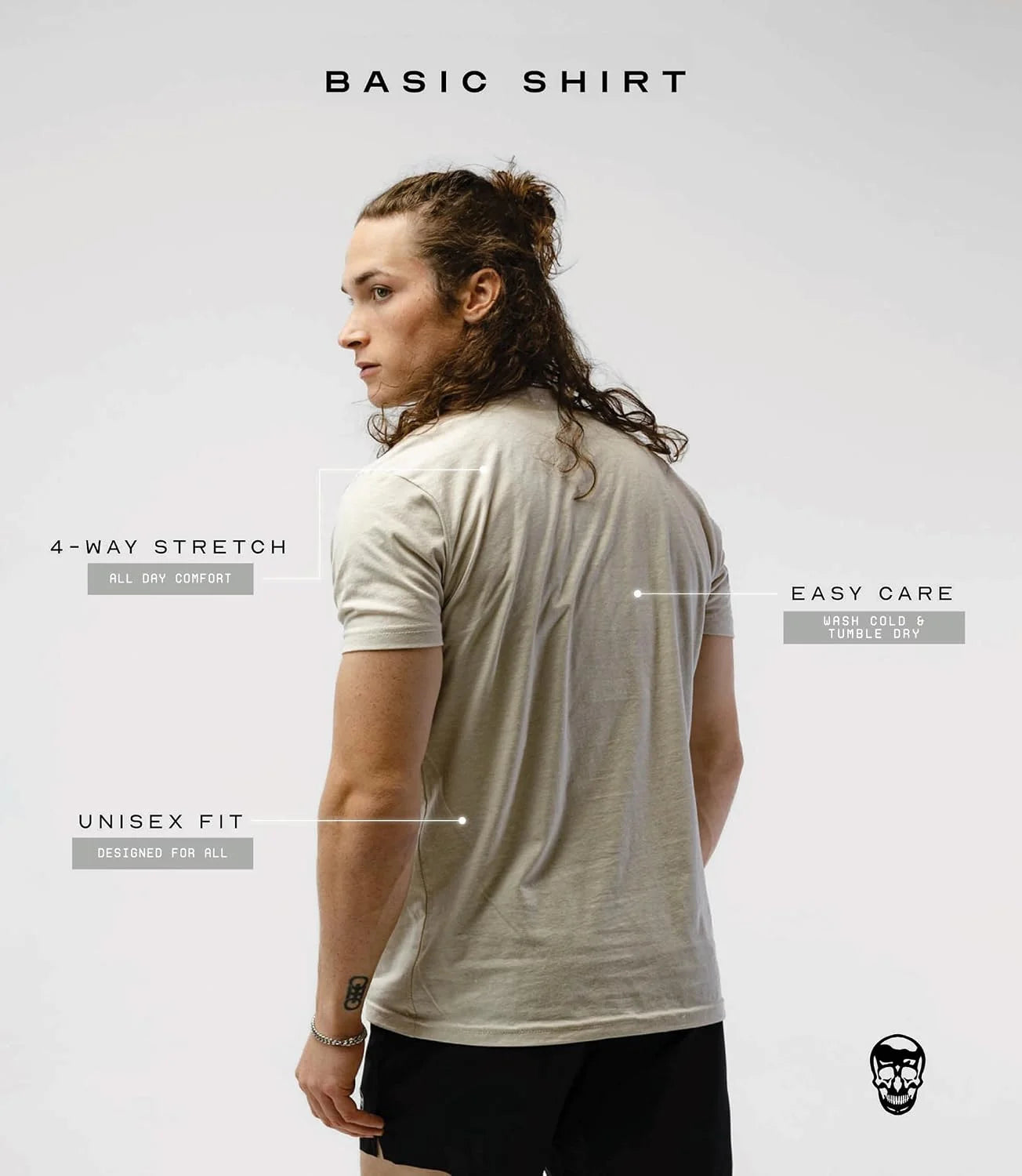 Gymreapers Moisture Wicking Short Sleeve T-Shirt for Men - Crew Neck Workout Shirts - Casual Gym Cotton Everyday Tee