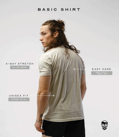 Gymreapers Moisture Wicking Short Sleeve T-Shirt for Men - Crew Neck Workout Shirts - Casual Gym Cotton Everyday Tee