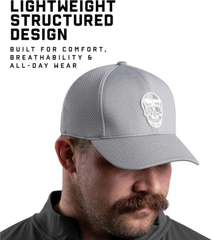 Gymreapers Baseball Hats and Caps for Men| Fitted Hats for Running, Workout, Gym & Outdoor Sports| Moisture Wicking Adapt Cap