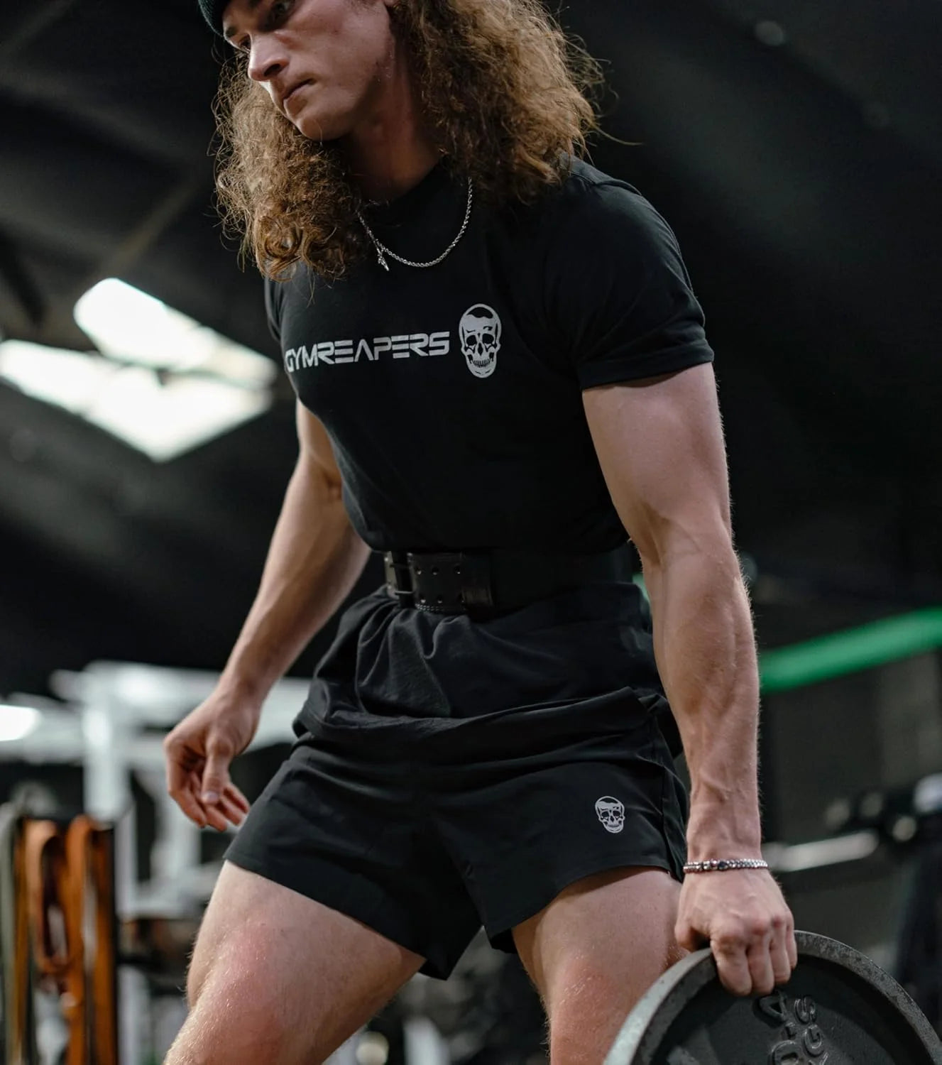 Gymreapers Moisture Wicking Short Sleeve T-Shirt for Men - Crew Neck Workout Shirts - Casual Gym Cotton Everyday Tee