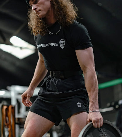 Gymreapers Moisture Wicking Short Sleeve T-Shirt for Men - Crew Neck Workout Shirts - Casual Gym Cotton Everyday Tee
