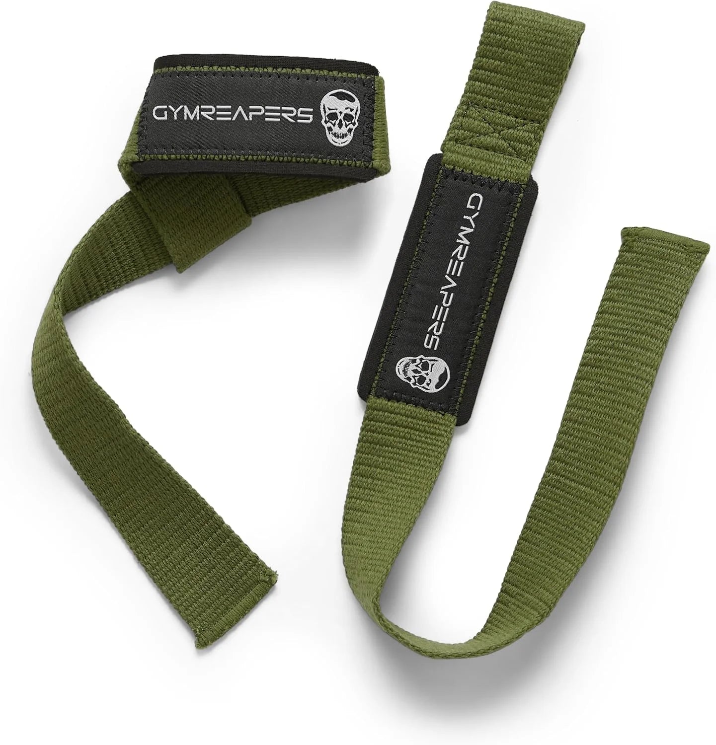 Gymreapers Lifting Wrist Straps for Weightlifting, Bodybuilding, Powerlifting, Strength Training, & Deadlifts - Padded Neoprene with 18" Cotton