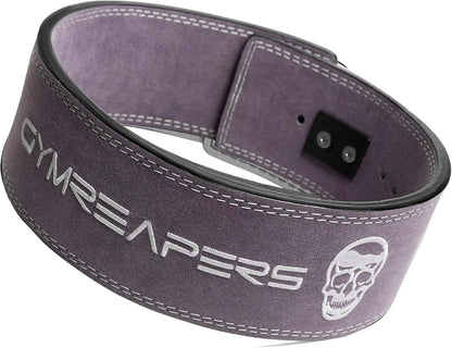Gymreapers 10MM Lever Weightlifting Belt Leather Adjustable Heavy Duty Buckle Belt, IPF Approved for Powerlifting, Weightlifting, and Strength Training