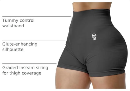 Gymreapers Infinity Seamless Workout Shorts High Waist Biker Shorts for Women Athletic Gym Running Pilates Yoga Sport Short