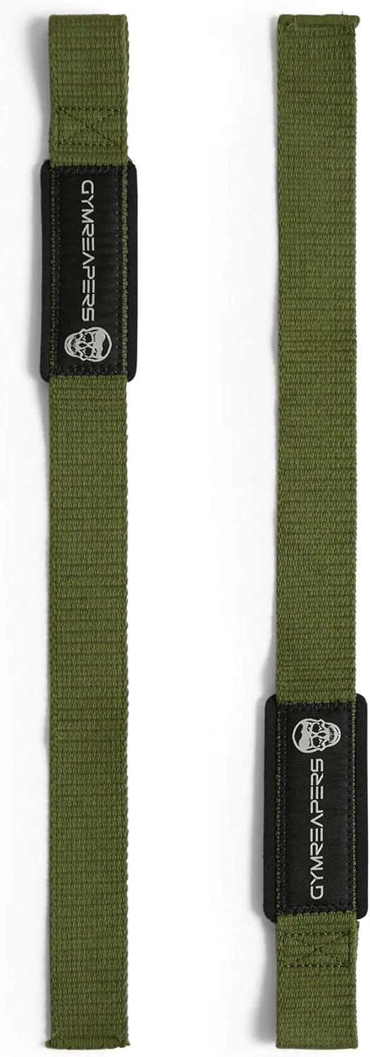 Gymreapers Lifting Wrist Straps for Weightlifting, Bodybuilding, Powerlifting, Strength Training, & Deadlifts - Padded Neoprene with 18" Cotton
