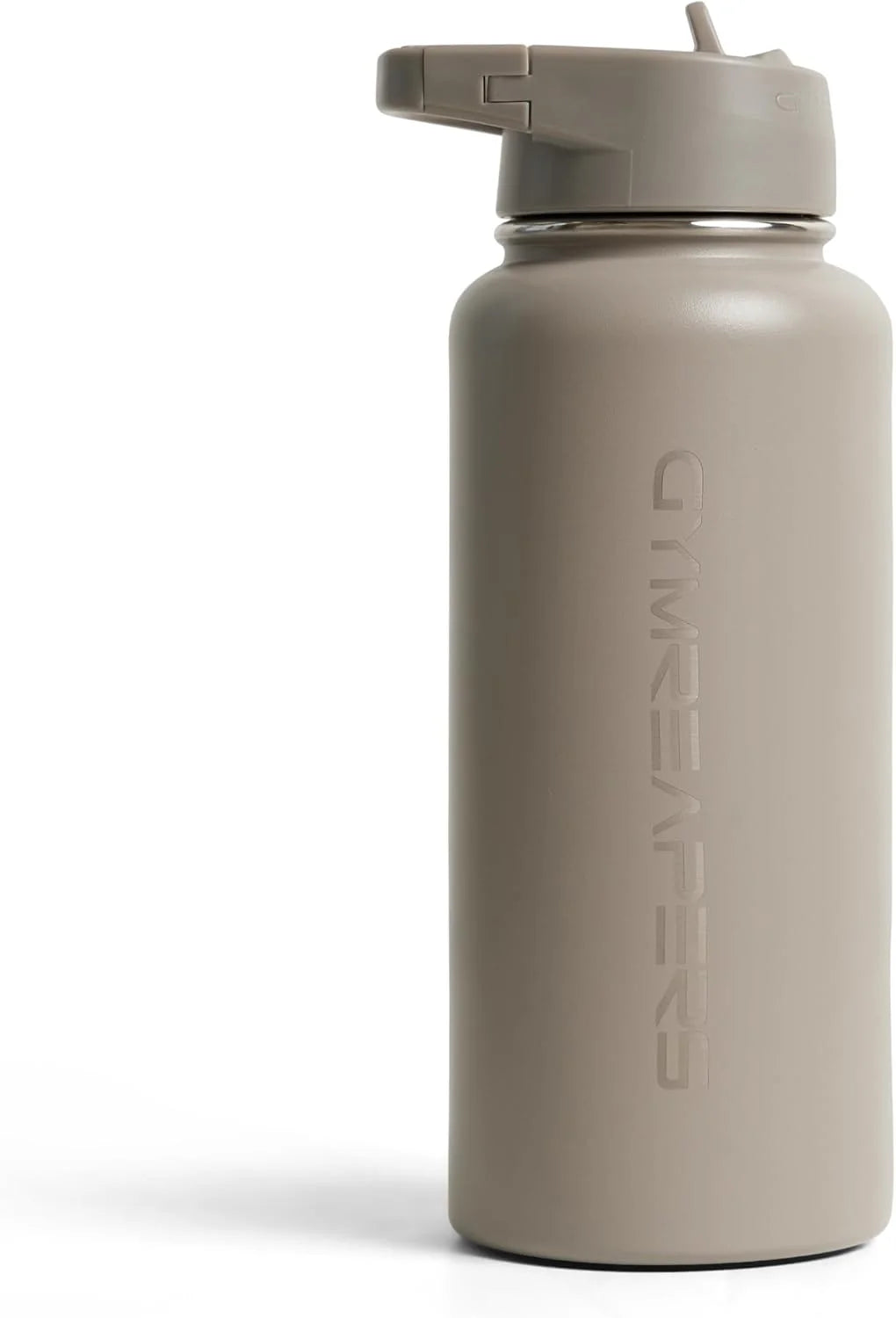 Gymreapers Insulated Water Bottle with Straw - 32 OZ Stainless Steel Water Bottles - BPA Free Metal Double Wall Vacuum Cold Hot Leakfree Flask Jug For Travel, Sports, Gym, School & Workout