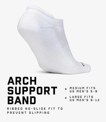 Gymreapers Ankle Socks for Men & Women (6-Pack) – Moisture-Wicking Black & White Breathable Cotton Athletic Socks