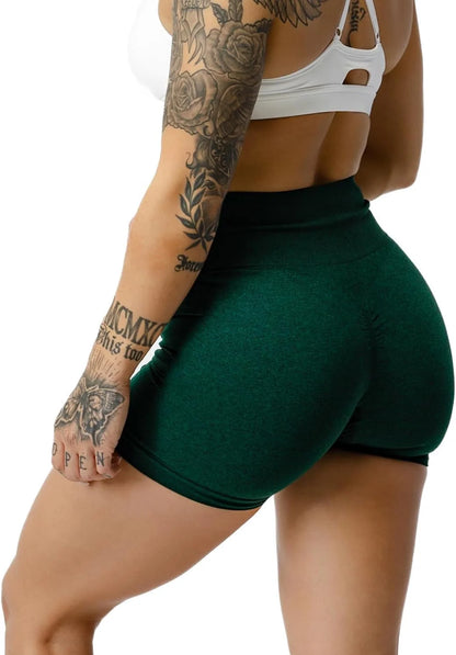 Gymreapers Infinity Seamless Workout Shorts High Waist Biker Shorts for Women Athletic Gym Running Pilates Yoga Sport Short