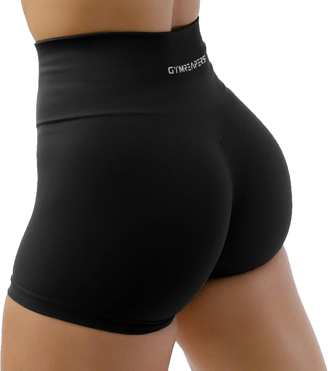 Gymreapers Athletic Shorts for Women - Seamless Butt Lifting Tummy Control Running Shorts for Yoga, Biker, Gym Workout Squat