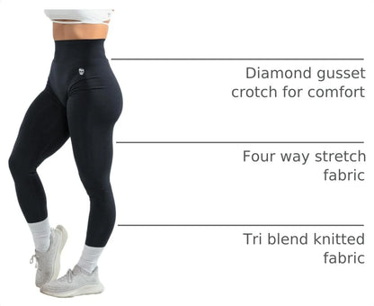 Gymreapers Infinity Seamless Workout Leggings for Women High Waist Seamless Leggings for Exercise Running Active Yoga Pants