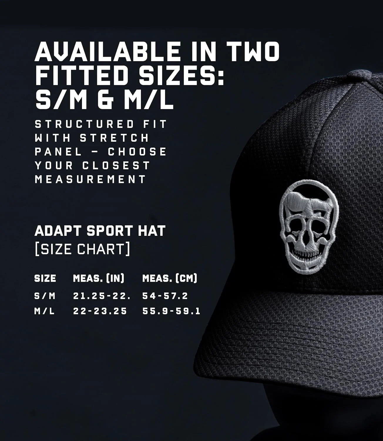 Gymreapers Baseball Hats and Caps for Men| Fitted Hats for Running, Workout, Gym & Outdoor Sports| Moisture Wicking Adapt Cap