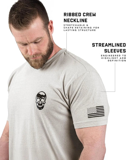 Gymreapers Valor Moisture Wicking T-Shirts for Men - Short Sleeve Workout Gym Shirts - Running Athletic Tees & Dry Fit Tshirt