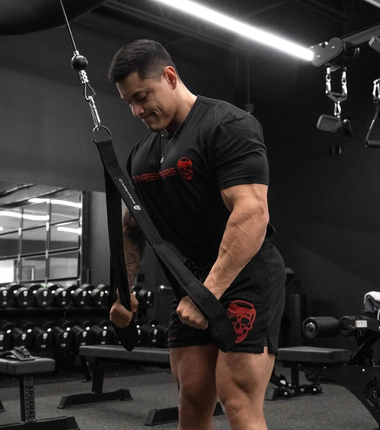 Gymreapers Moisture Wicking Short Sleeve T-Shirt for Men - Crew Neck Workout Shirts - Casual Gym Cotton Everyday Tee