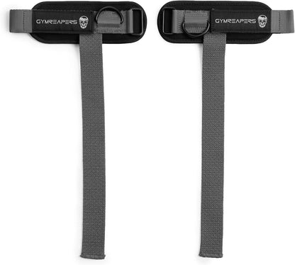 Gymreapers GripLink Lifting Straps – Heavy Duty D-Ring Weight Lifting Wrist Straps with Anti-Slip Silicone Grip Beads, Adjustable Support for Deadlifts, Powerlifting, Cable Machines & Gym Training