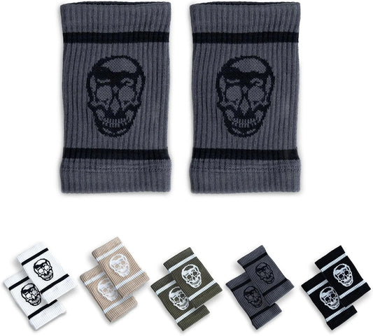 Gymreapers Sweat-Wicking Wrist Sweatbands – Breathable Cotton-Blend Athletic Wristbands for Gym, Tennis, Basketball, Running – Non-Slip, Durable Workout & Training Gear