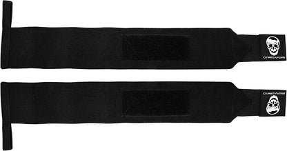 Wrist Wraps Weightlifting - Stiff Heavy Duty 18 inch Wraps With Thick Thumb Loop For Powerlifting, Bodybuilding, Cross Training, & Heavy Presses