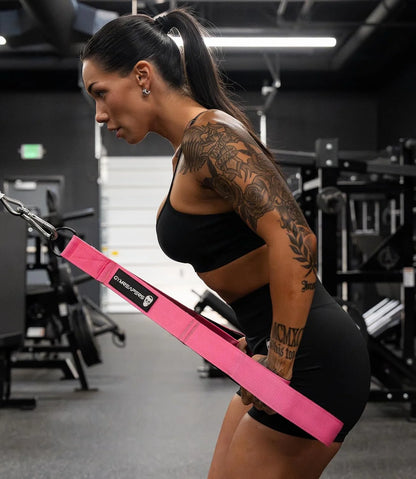 Gymreapers Tricep Rope Cable Attachment - Multi-Workout Tricep Pull Down Cable Attachment - Perfect Gym Cable attachments (3 Lengths Built in One)