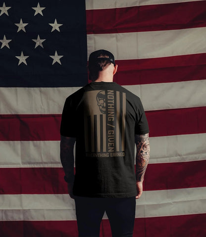 Gymreapers Valor Moisture Wicking T-Shirts for Men - Short Sleeve Workout Gym Shirts - Running Athletic Tees & Dry Fit Tshirt