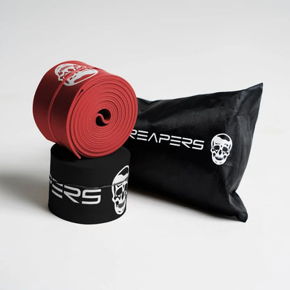 Floss Muscle Bands for Recovery & Flossing Sore Muscles and Increasing Mobility - Compression Stretch Band Pair with Carrying Case