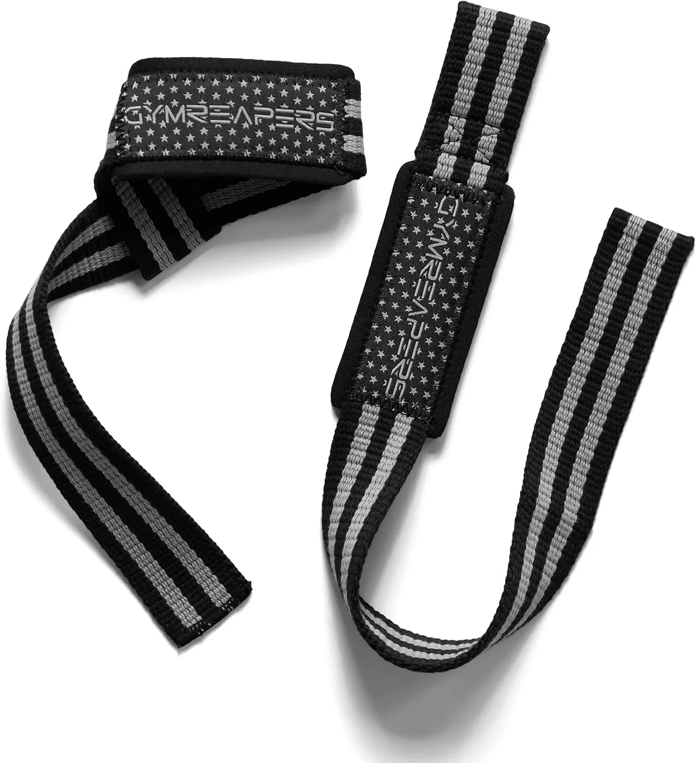 Gymreapers Lifting Wrist Straps for Weightlifting, Bodybuilding, Powerlifting, Strength Training, & Deadlifts - Padded Neoprene with 18" Cotton