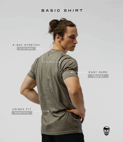 Gymreapers Moisture Wicking Short Sleeve T-Shirt for Men - Crew Neck Workout Shirts - Casual Gym Cotton Everyday Tee