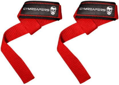 Gymreapers Lifting Wrist Straps for Weightlifting, Bodybuilding, Powerlifting, Strength Training, & Deadlifts - Padded Neoprene with 18" Cotton