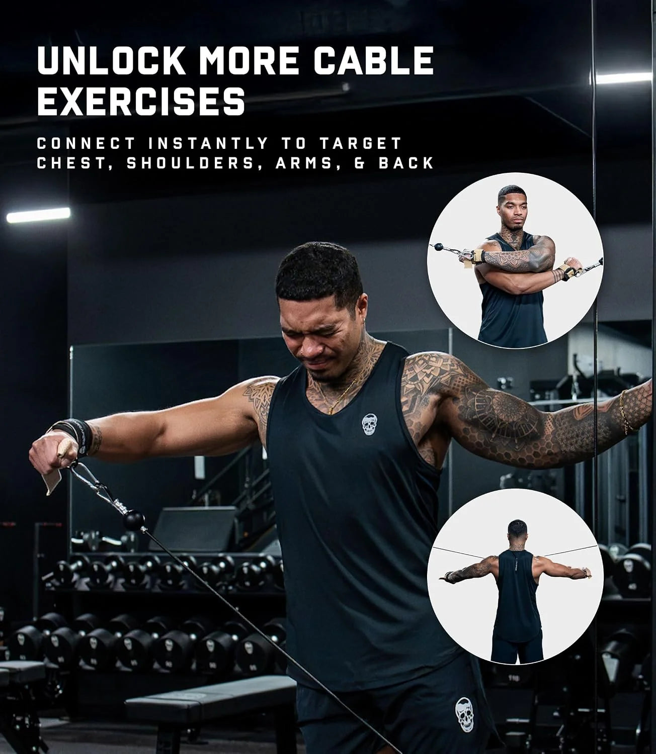 Gymreapers GripLink Lifting Straps – Heavy Duty D-Ring Weight Lifting Wrist Straps with Anti-Slip Silicone Grip Beads, Adjustable Support for Deadlifts, Powerlifting, Cable Machines & Gym Training