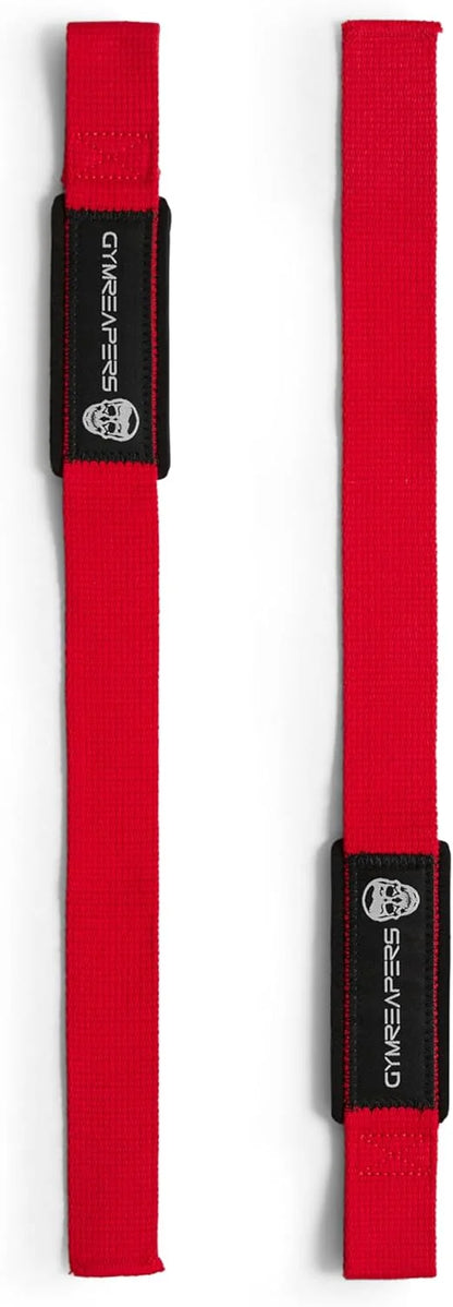 Gymreapers Lifting Wrist Straps for Weightlifting, Bodybuilding, Powerlifting, Strength Training, & Deadlifts - Padded Neoprene with 18" Cotton