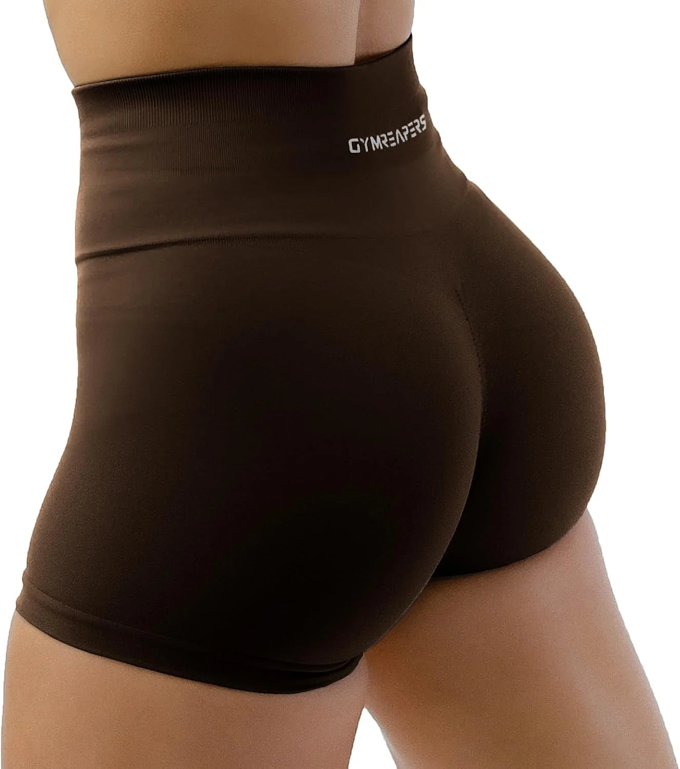 Gymreapers Athletic Shorts for Women - Seamless Butt Lifting Tummy Control Running Shorts for Yoga, Biker, Gym Workout Squat
