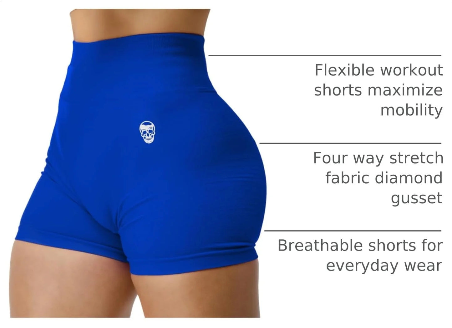 Gymreapers Infinity Seamless Workout Shorts High Waist Biker Shorts for Women Athletic Gym Running Pilates Yoga Sport Short