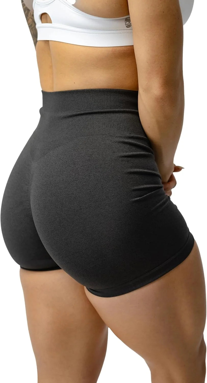 Gymreapers Infinity Seamless Workout Shorts High Waist Biker Shorts for Women Athletic Gym Running Pilates Yoga Sport Short
