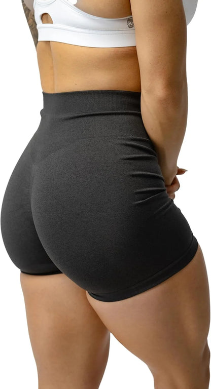 Gymreapers Infinity Seamless Workout Shorts High Waist Biker Shorts for Women Athletic Gym Running Pilates Yoga Sport Short