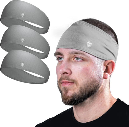 Gymreapers Workout Headbands for Men & Women-Comfortable Sweat Absorbing Band to Keep Hair Back During Running Sports Gym Cycling and Outdoor Activities