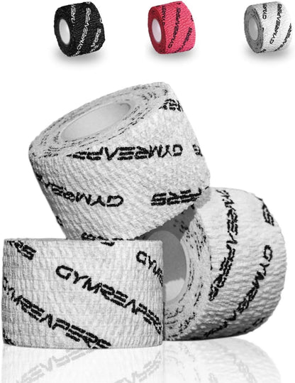 Gymreapers Weightlifting Adhesive Thumb Tape, Stretchy Athletic Tape Grip & Protection for Olympic Lifting, Cross Training, Powerlifting, Hookgrip