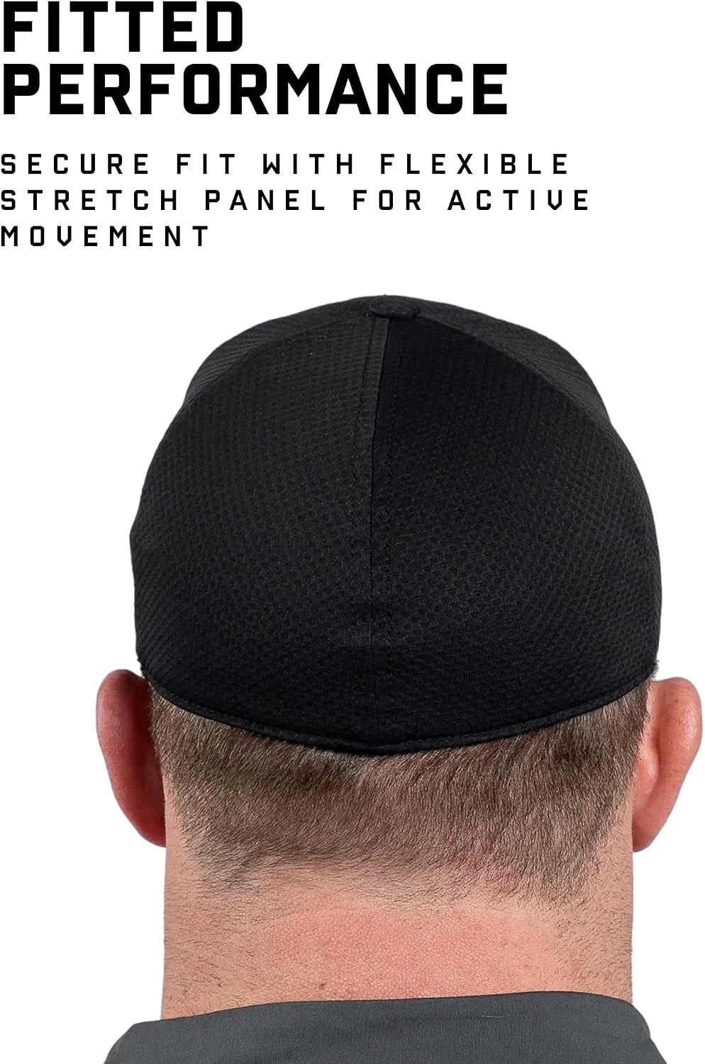 Gymreapers Baseball Hats and Caps for Men| Fitted Hats for Running, Workout, Gym & Outdoor Sports| Moisture Wicking Adapt Cap