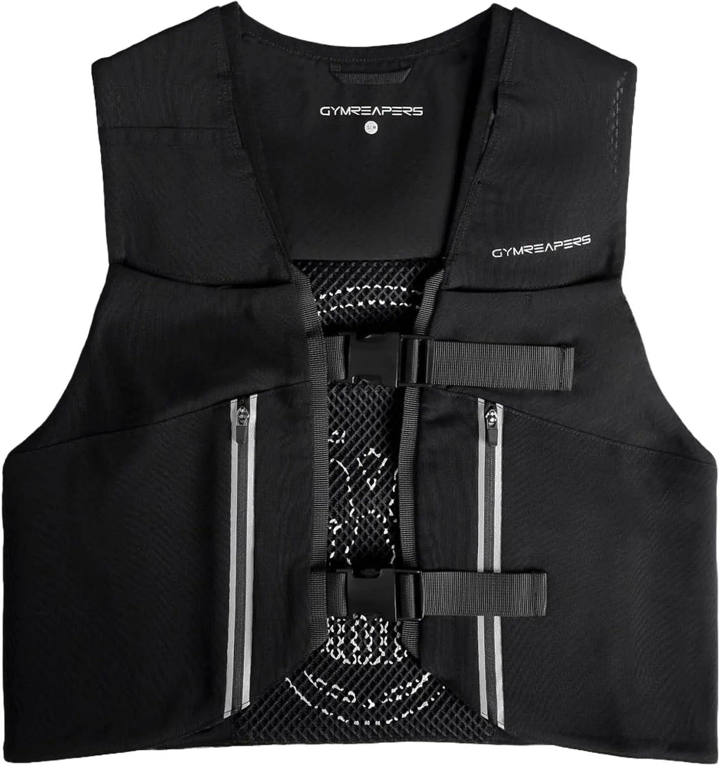 Gymreapers Run Vest for Women & Men Lightweight Breathable Hydration Backpack for Marathon, Trail Race, Jogging, Cycling & Hiking Zippered Pockets for Running Accessories
