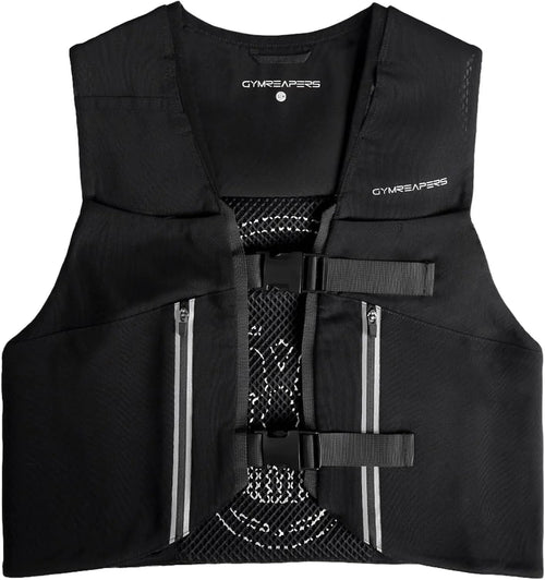 Gymreapers Run Vest for Women & Men Lightweight Breathable Hydration Backpack for Marathon, Trail Race, Jogging, Cycling & Hiking Zippered Pockets for Running Accessories