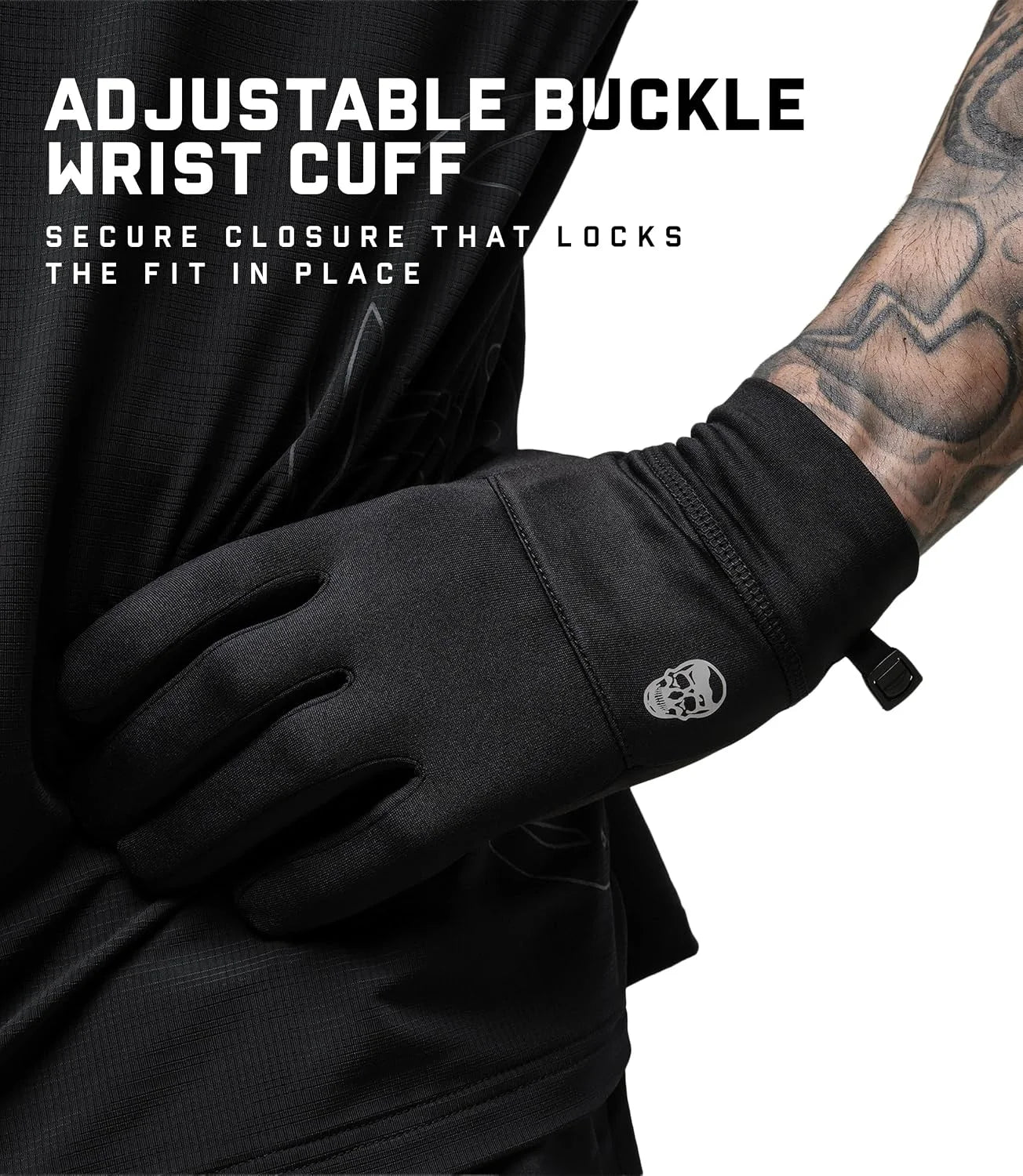 Gymreapers Running Gloves for Men & Women - Lightweight Touch Screen Sensitive Thermal Warm for Cold Weather, Cycling, Biking, Training, Running, Outdoor Sports & Workouts