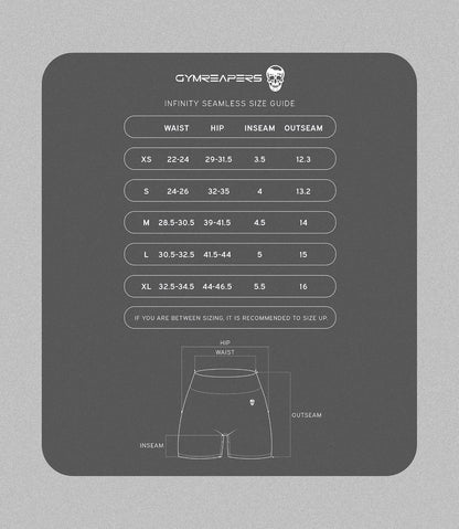 Gymreapers Infinity Seamless Workout Shorts High Waist Biker Shorts for Women Athletic Gym Running Pilates Yoga Sport Short