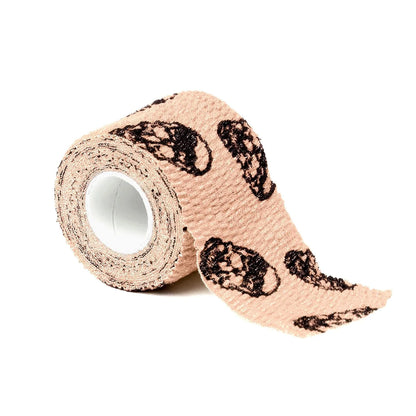 Gymreapers Hook Grip Weightlifting Tape (3 Pack) Premium Adhesive Thumb Skull Tape for Finger Protection, Powerlifting, Exercise & Cross Training - Athletic Sweat Proof Tape